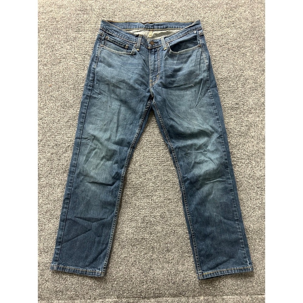Levi's Jeans Mens Size 34x30 Blue 514 Straight Fit Denim Medium Wash Casual